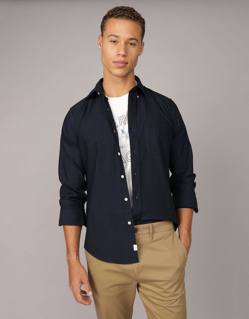 Camisa Everyday Slim Fit Manga Larga Ae